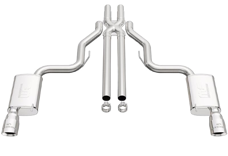 Magnaflow catback exhaust system for Mustang with X pipe