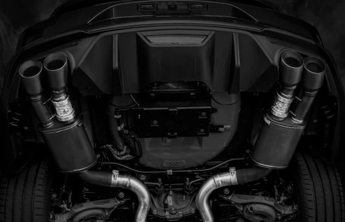 MagnaFlow 2018-2023 Ford Mustang Competition Series Cat-Back Performance Exhaust System - BLACK