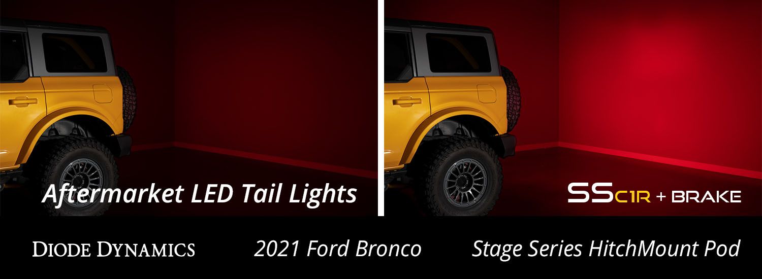 HitchMount LED Pod Reverse Kit for 2021-2024 Ford Bronco