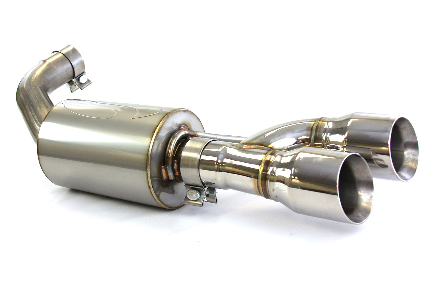 Steeda S550 Mustang GT Quad Axle-Back Exhaust 5.0L Coyote - Aggressive Tone (2015-2023)