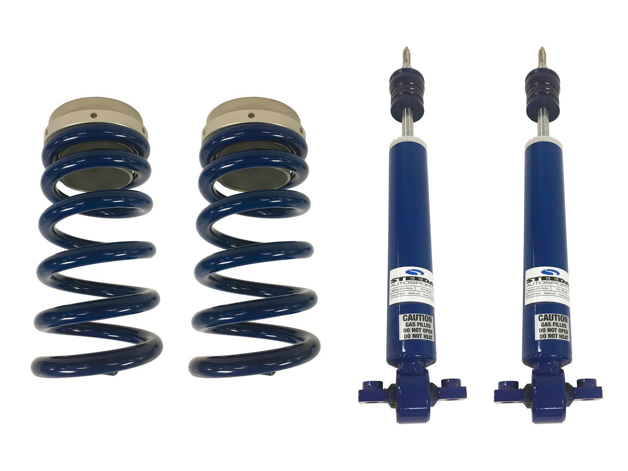 Steeda S550 Pro-Action Front Coilovers With Adjustable Rear Ride Height Kit