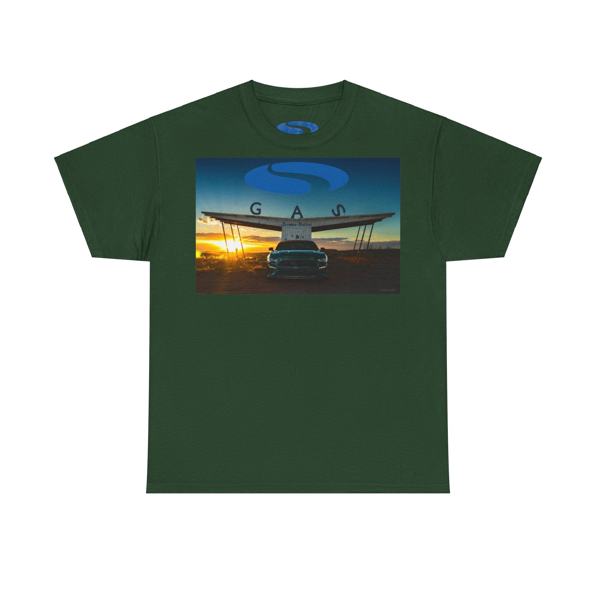 Steeda Steve McQueen Bullitt Green Cotton T Shirt