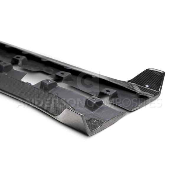 Anderson Composites Mustang GT350 Carbon Fiber Rocker Panels / Side Skirts