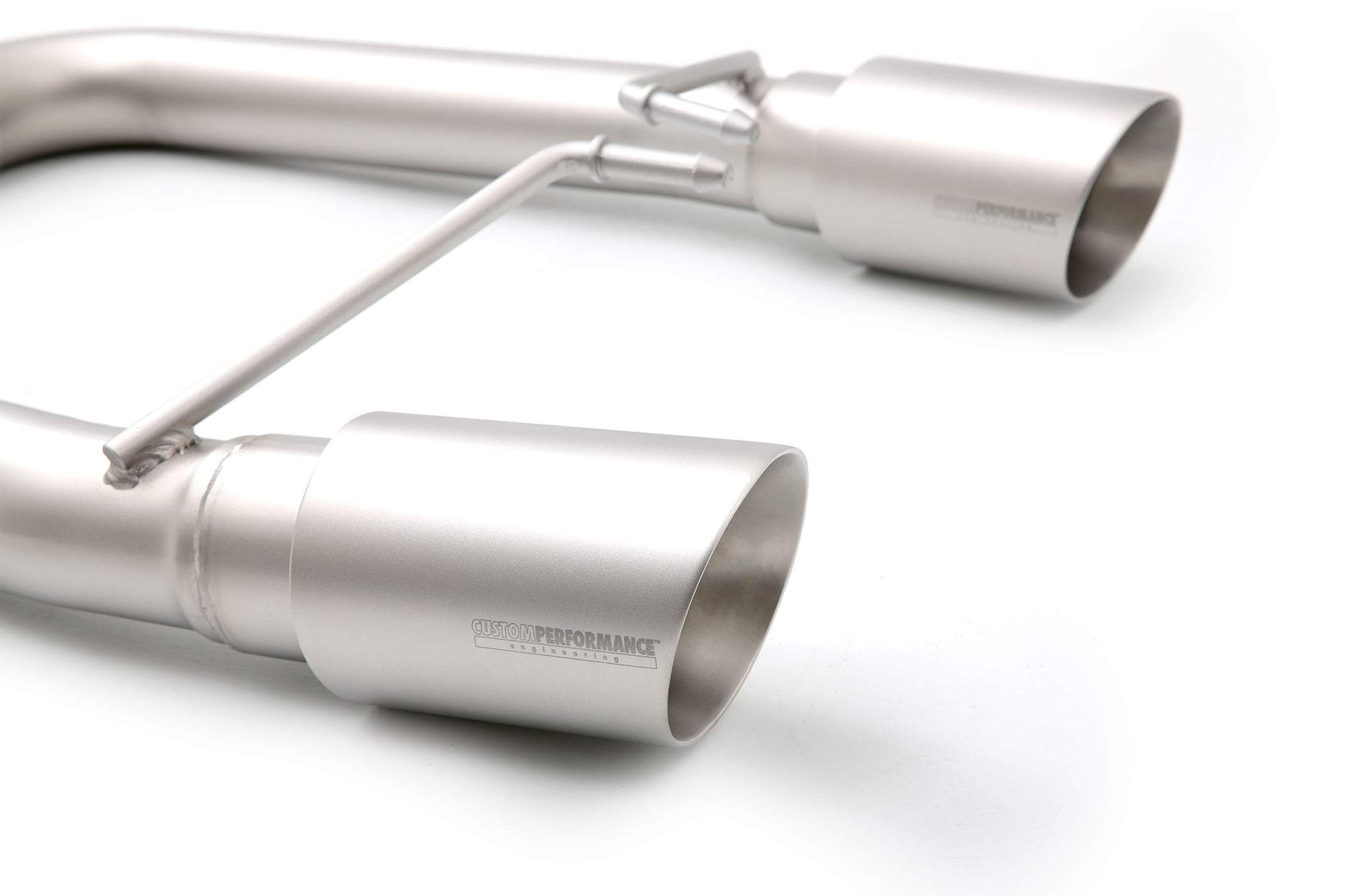cp-e Austenite Ford Mustang EcoBoost Muffler Delete Axle Back Exhaust System