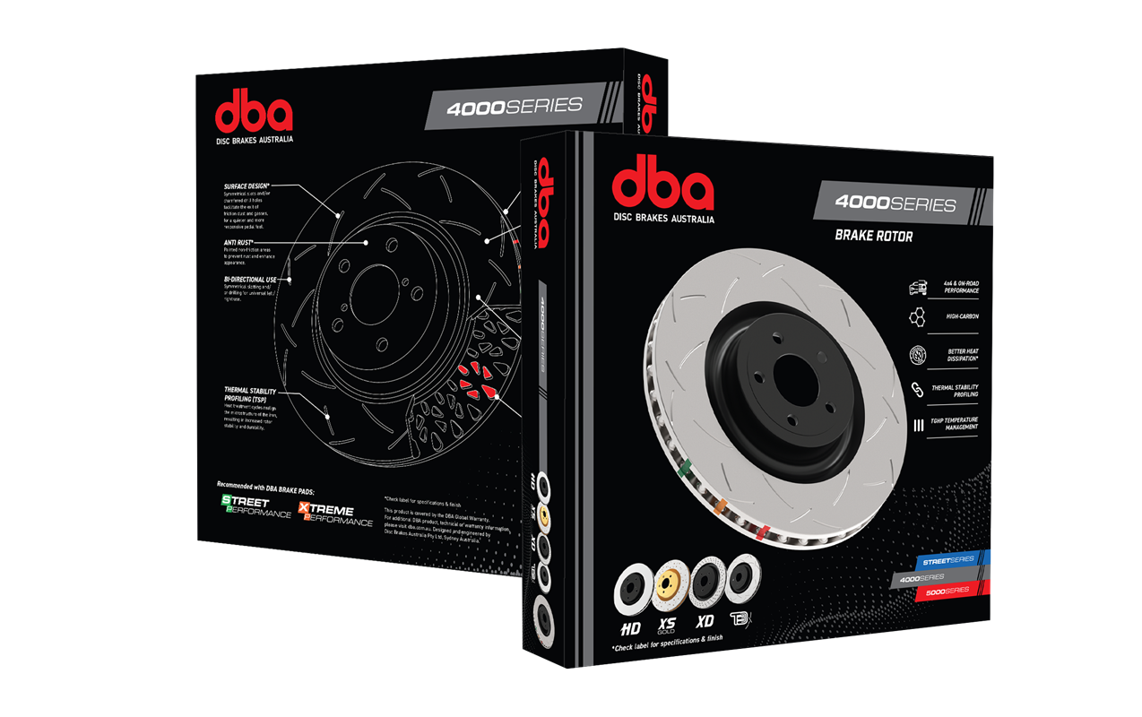 DBA S197 Ford Mustang Slotted Brake Discs - Front / Rear 2010-14 GT & 2006-12 GT500