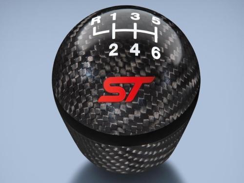 Pommeau de levier de vitesse Performance avec logo Ford ST rouge - Ford  Accessoires en ligne