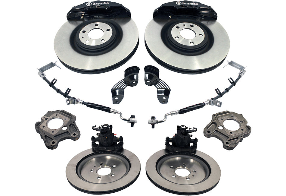Ford Performance Mustang Six Piston 15 Inch Brembo Brake Upgrade Kit (2005-2014)
