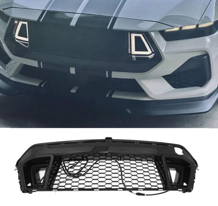 MP Concepts Front Bumper Upper Grill with Daytime Running Lights 2024+