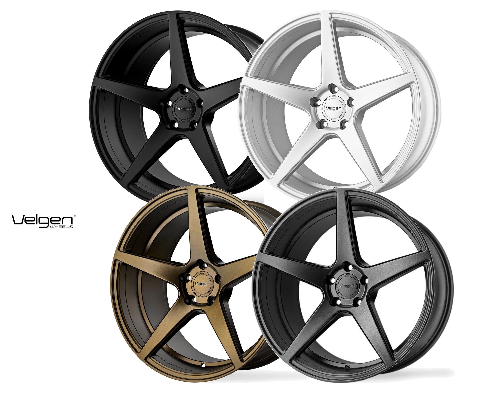 Velgen Wheels Classic 5 bronze, black, gunmetal and silver wheels for Jeep Grand Cherokee SUV