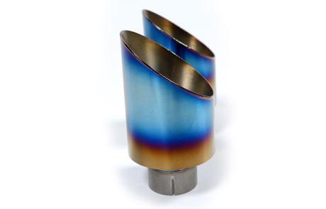Milltek Catback Burnt Titanium Tips for S550 Ecoboost Mustang