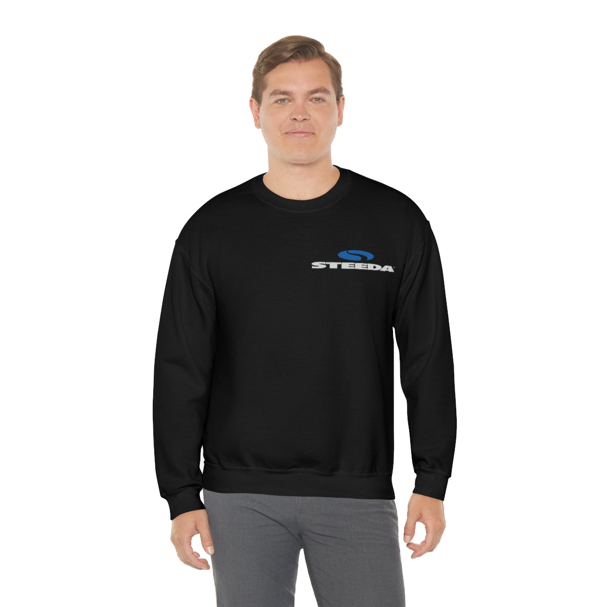 Moletom Steeda Logo Crewneck – 5 cores – Design frontal/traseiro