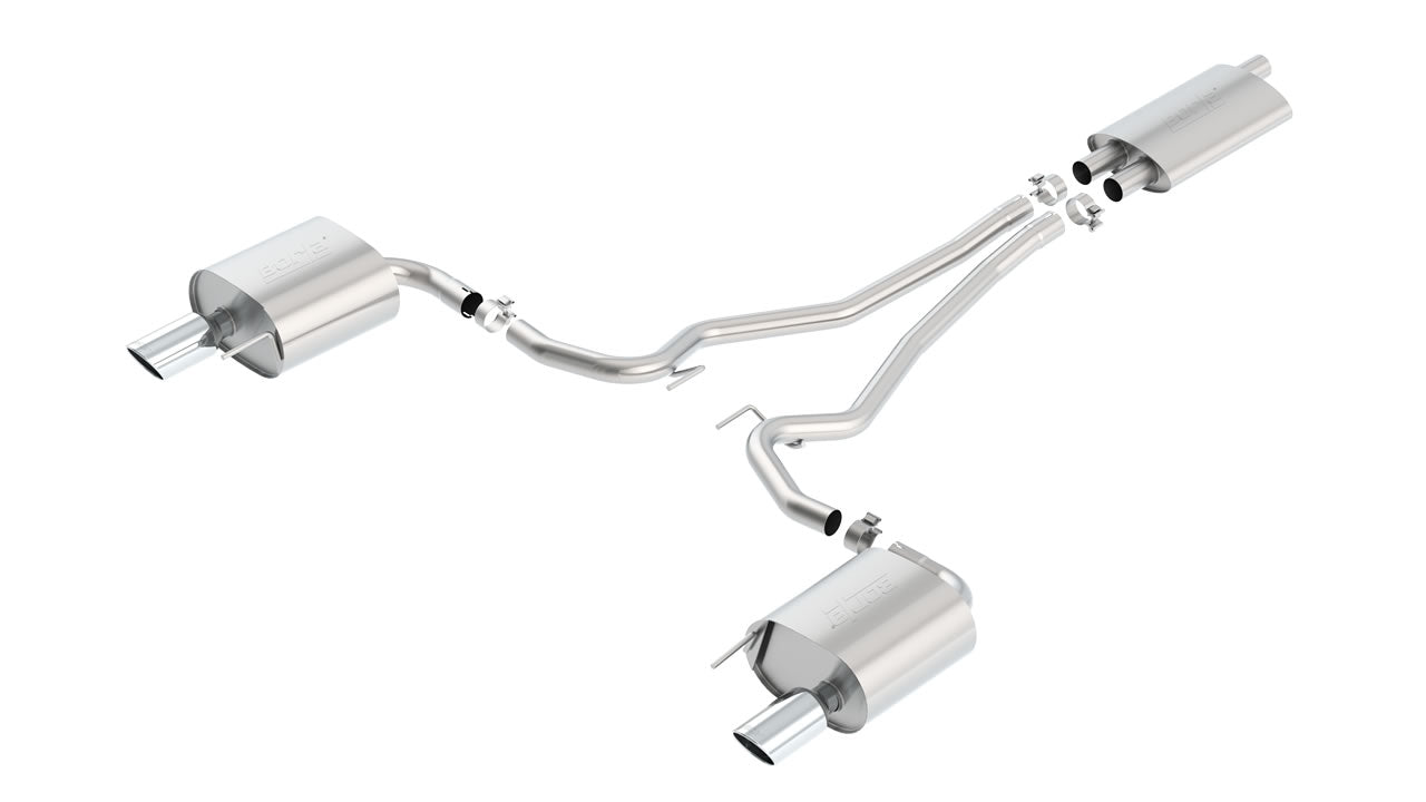 Borla Touring Ecoboost Mustang Catback Exhaust - ECE Approved 2015-2019