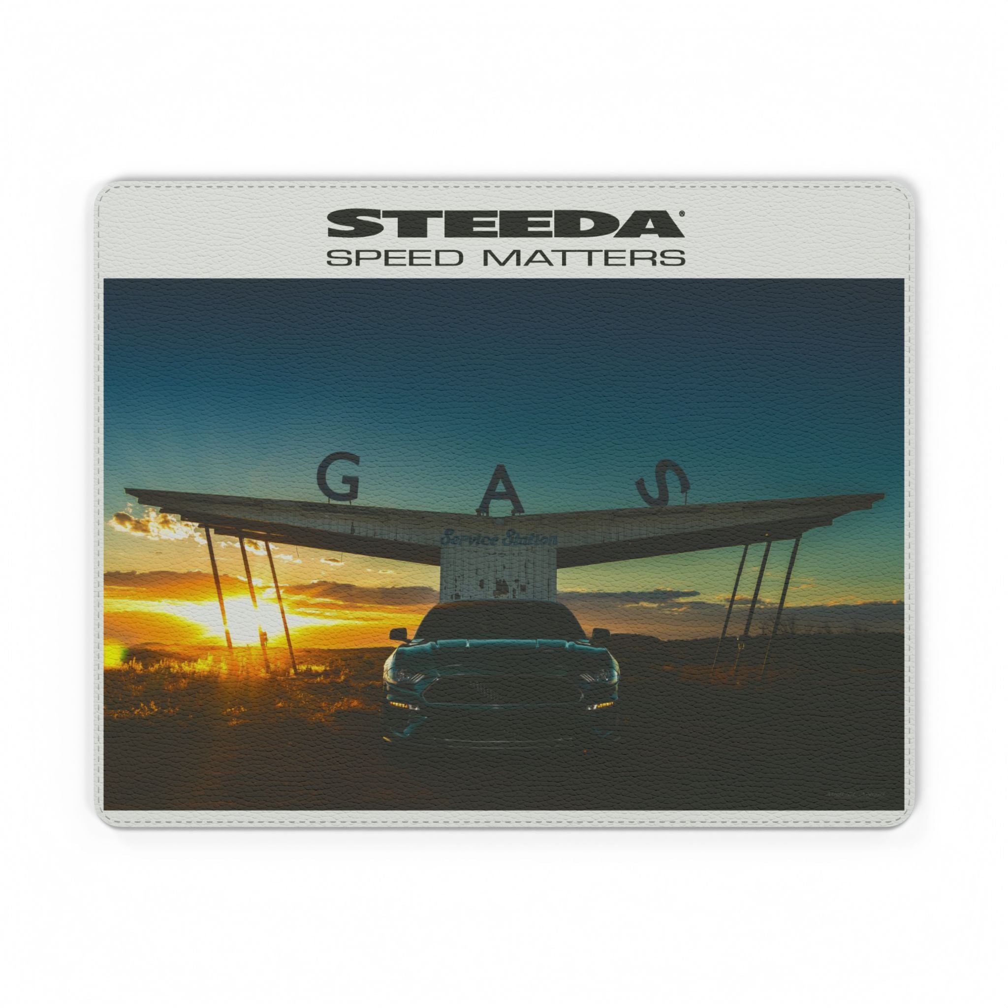 Steeda Steve McQueen Bullitt Mustang PU Leather Mouse Mat