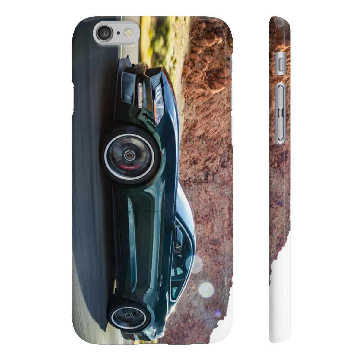 Steeda Steve McQueen Edição limitada Bullitt Mustang Image Capas de telefone finas para iPhone 6, 7 e 8