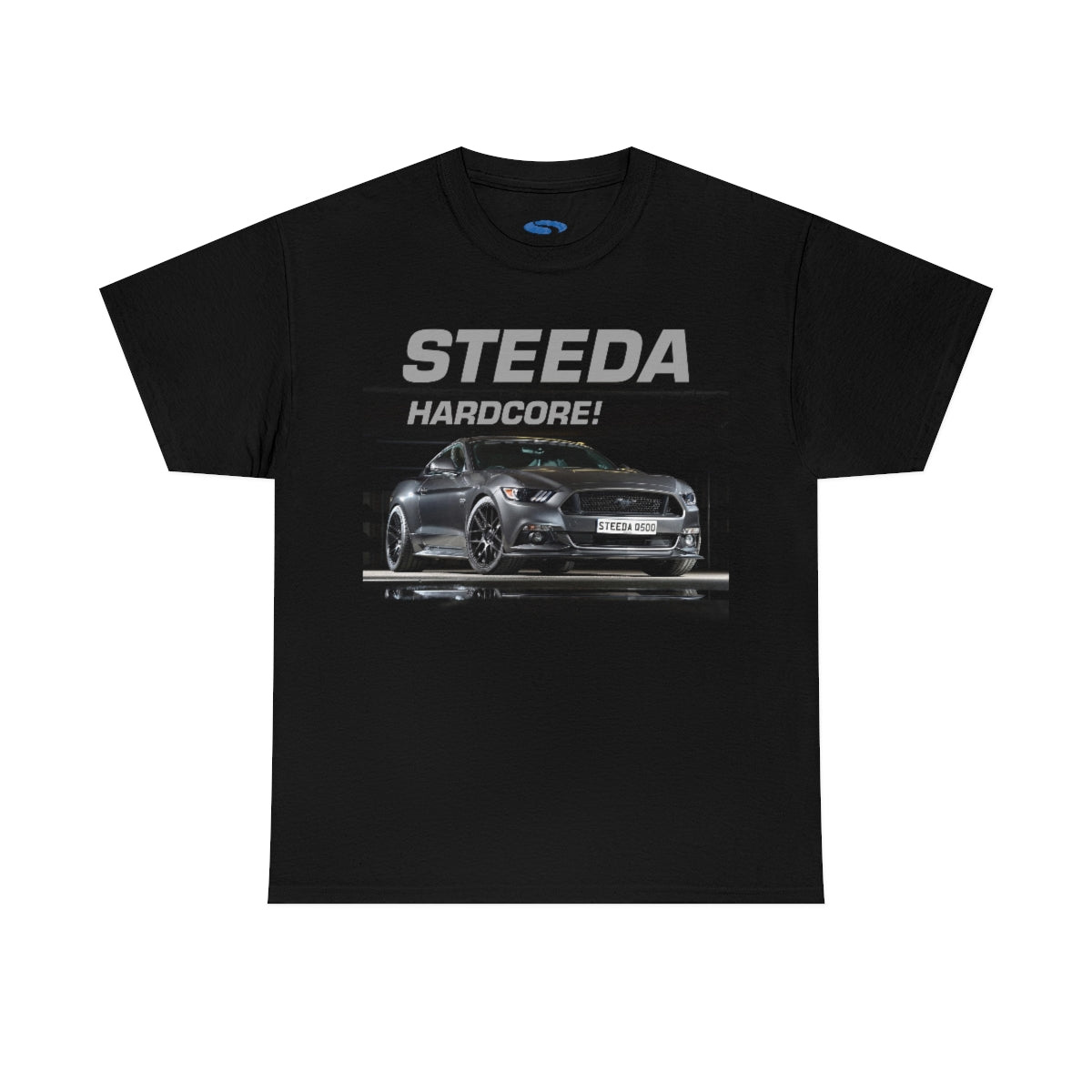 T-shirt z grubej bawełny Steeda „Q500 Enforcer” Mustang