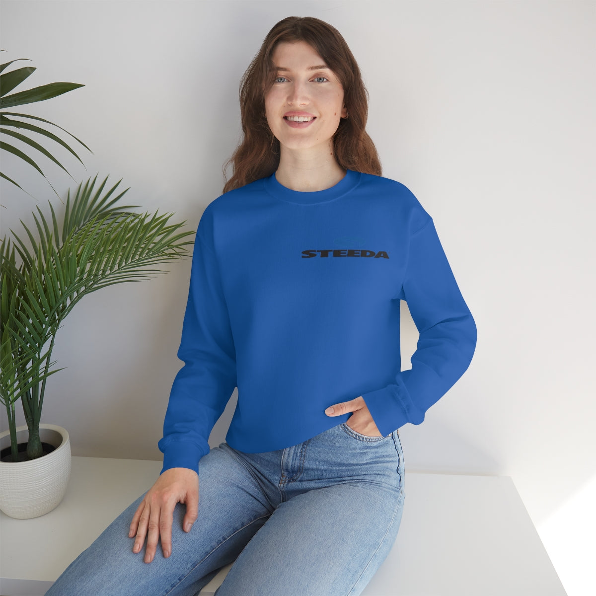 Mikina Steeda Logo Crewneck - 5 barev - přední / zadní design