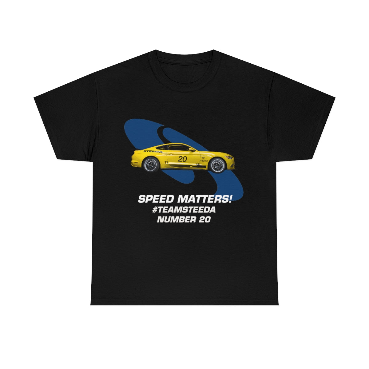Steeda "Team Steeda" Numéro 20 - T-shirt en coton noir