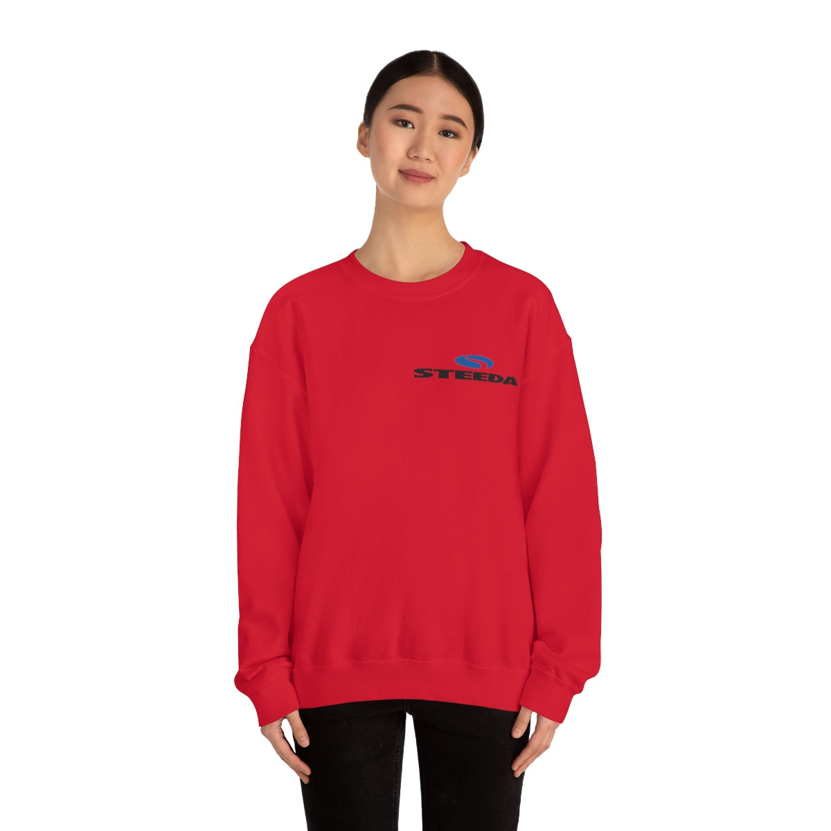 Steeda Logo Rundhals-Sweatshirt – 5 Farben – Design vorne/hinten