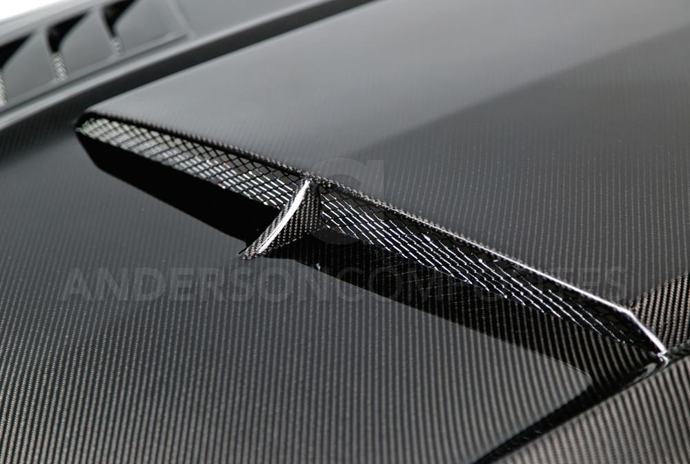 Anderson Composites - Campana de aire Ram de doble cara de carbono