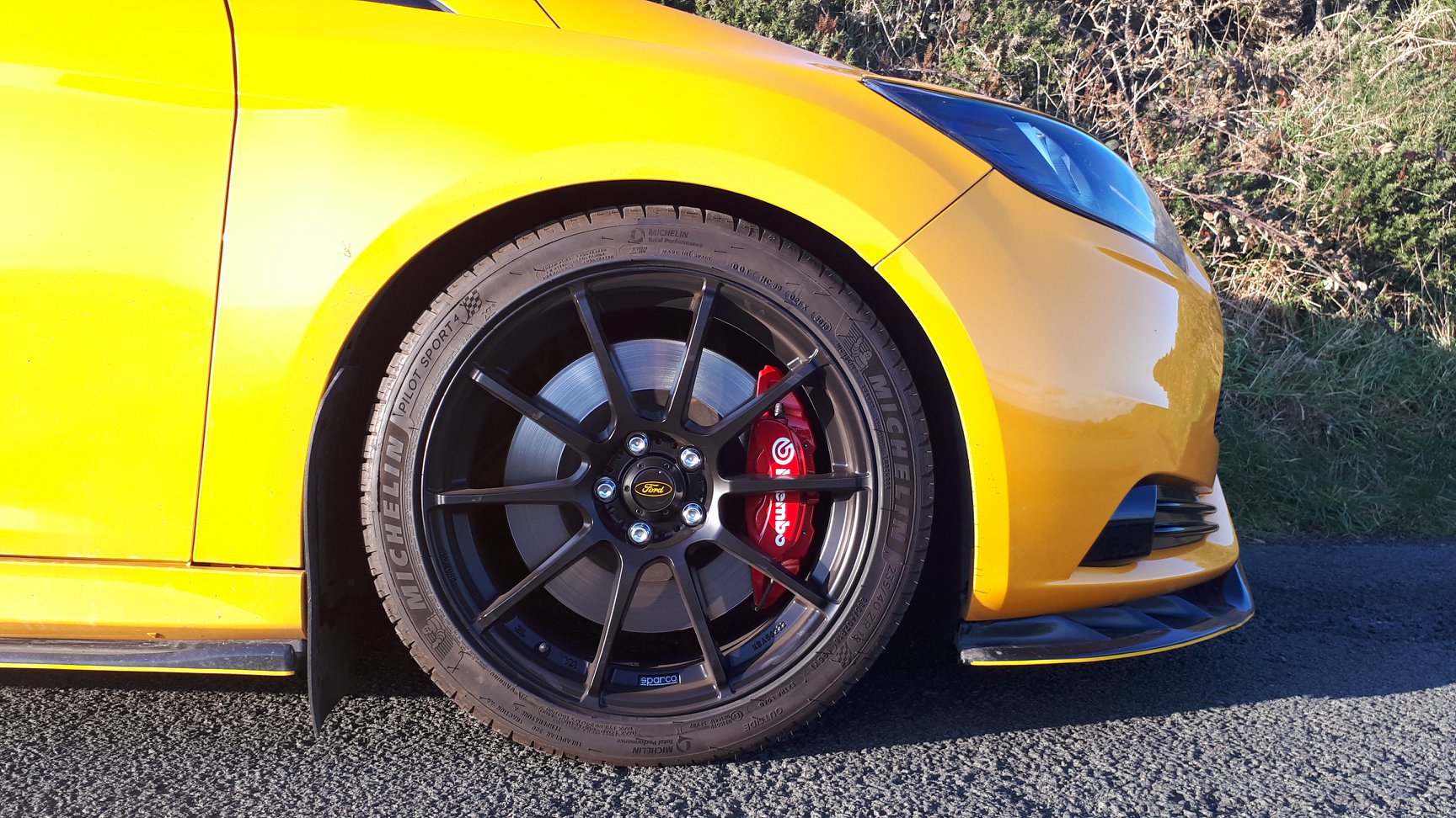 Sparco Assetto Gara em um Focus ST