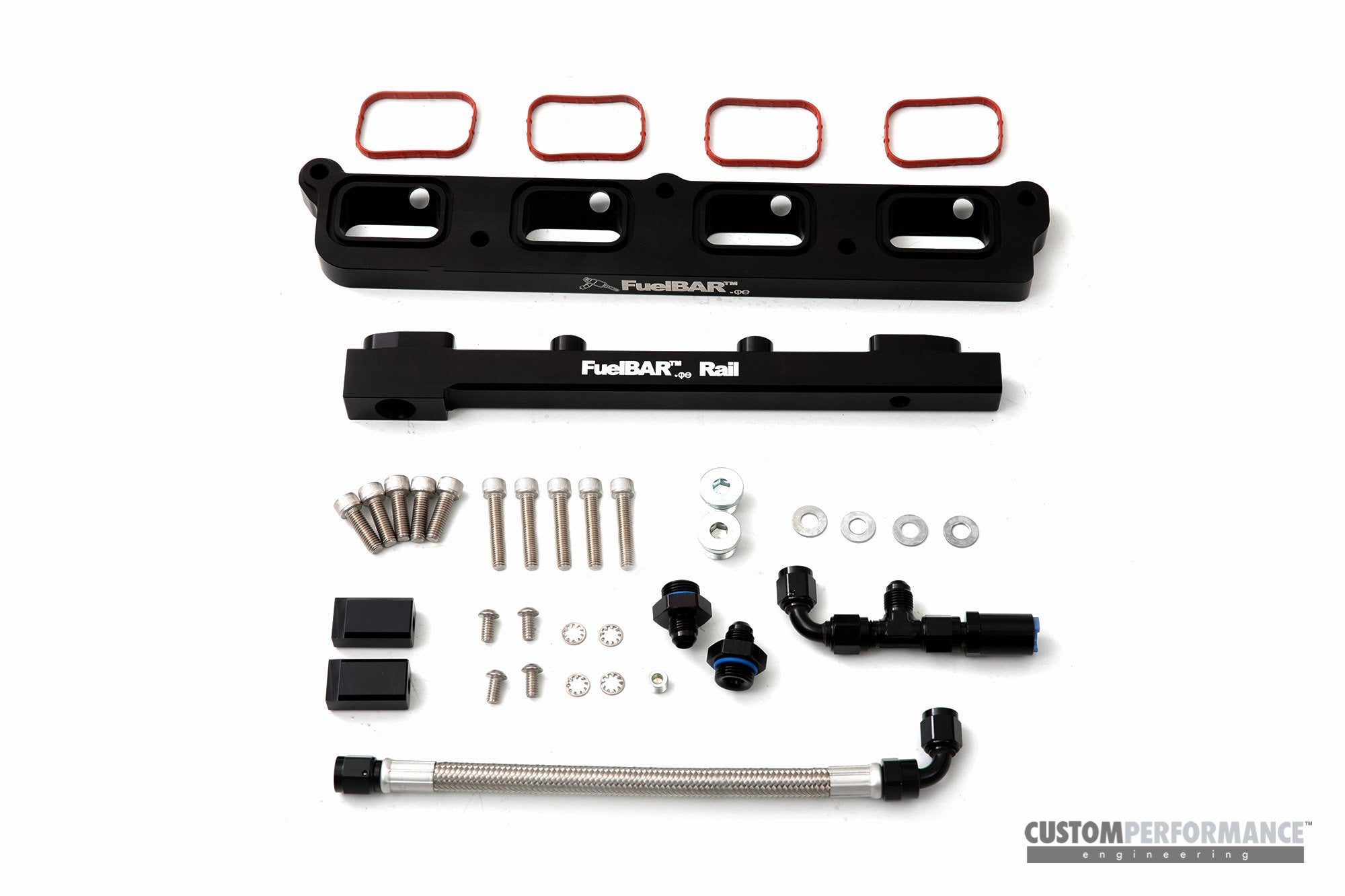 cp- FuelBAR EcoBoost Aux Fuel Rail Port Fuel Rail Focus ST, Focus RS, Mustang EcoBoost, Ford Mondeo