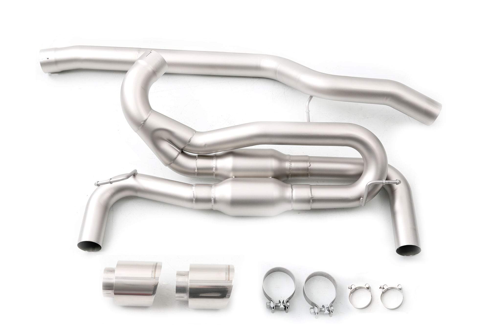 cp-e Triton Ford Focus RS Exhaust Cat Back System - Valved / Non-Valve