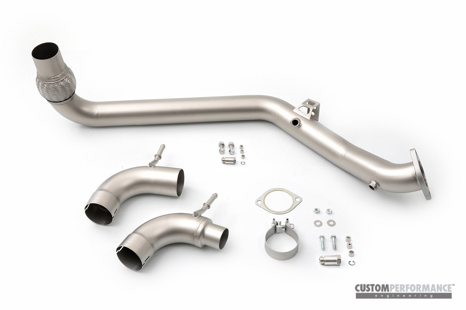 cp-e QKspl Ford Mustang EcoBoost Downpipe (Off Road & Catted)