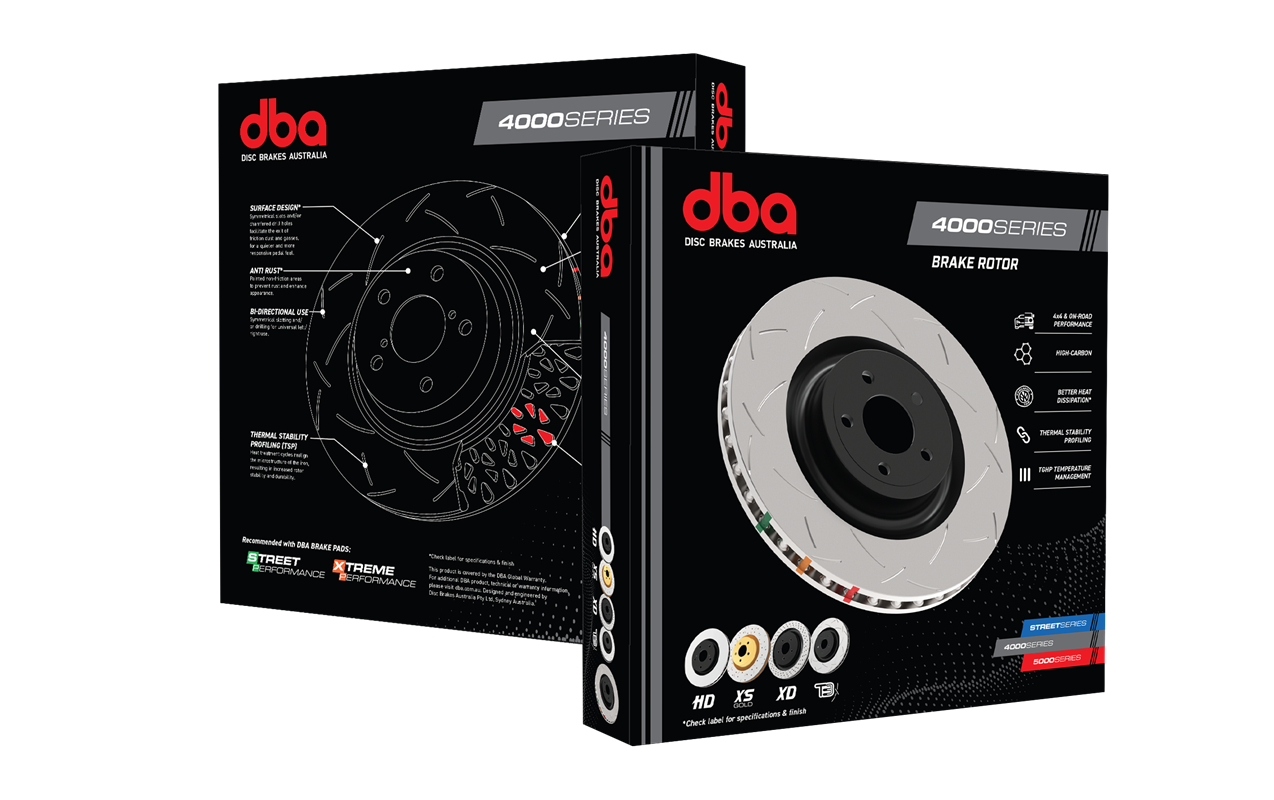 DBA S197 Ford Mustang Slotted Brake Discs - Front 2010-14 GT & 2006-12 GT500