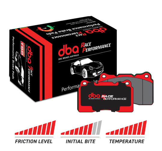 DBA S550 Mustang GT Race Performance Brake Pads (Track Use Only)