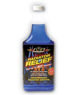 DEI Rad Relief es un aditivo imprescindible para temperaturas más bajas del refrigerante para cualquier conductor de Fast Ford en un día en la pista.