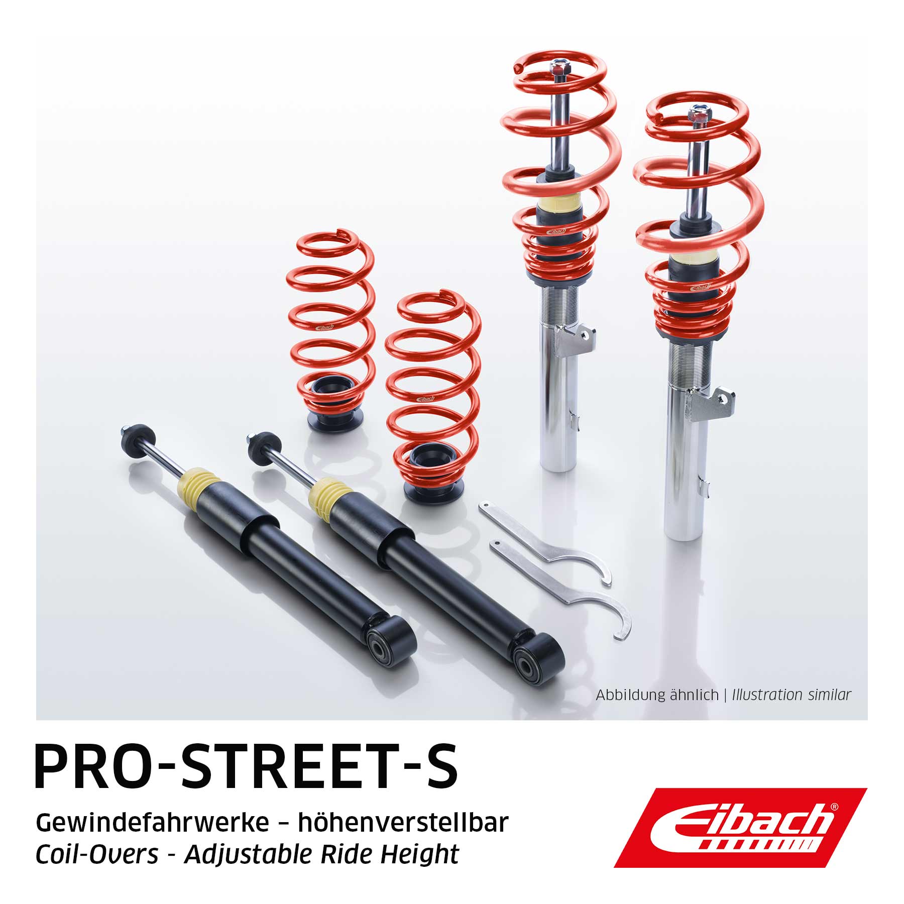 Eibach S550 Mustang GT e Ecoboost Kit Coilover Pro-Street S - Somente Magneride