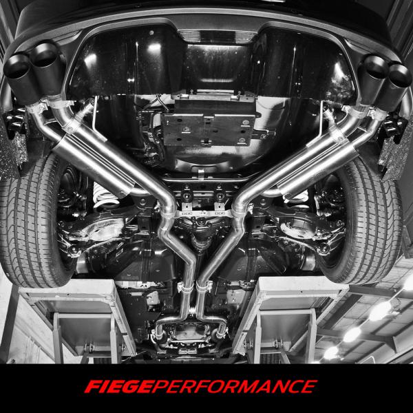 Fiege Performance S550 Mustang GT EEC homologizált aktív Catback Kimerít