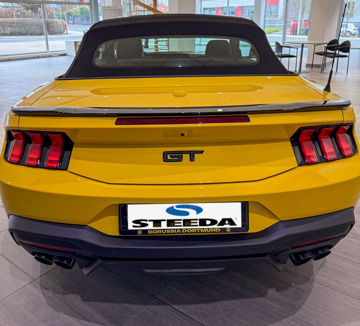 Spoiler traseiro conversível Fiege Performance Mustang 2015-2024+