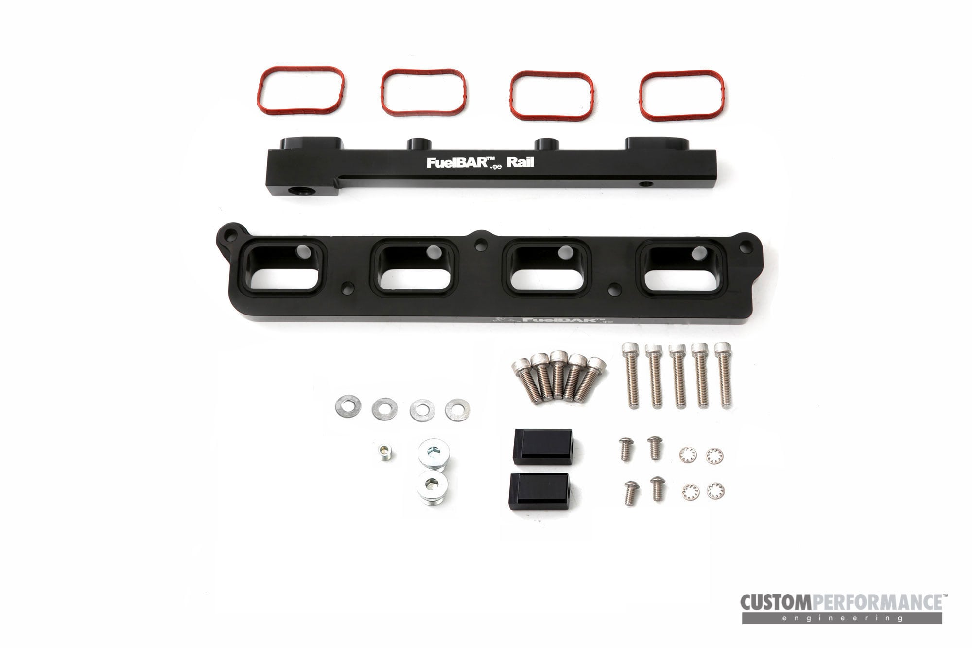 cp- FuelBAR EcoBoost Aux Fuel Rail Port Fuel Rail Focus ST, Focus RS, μάστανγκ EcoBoost, Ford Mondeo