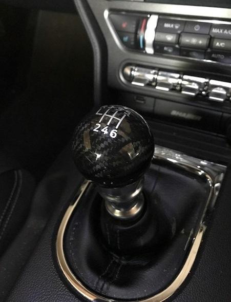 Ford S550 Mustang Carbon 6 κουμπί αλλαγής ταχύτητας