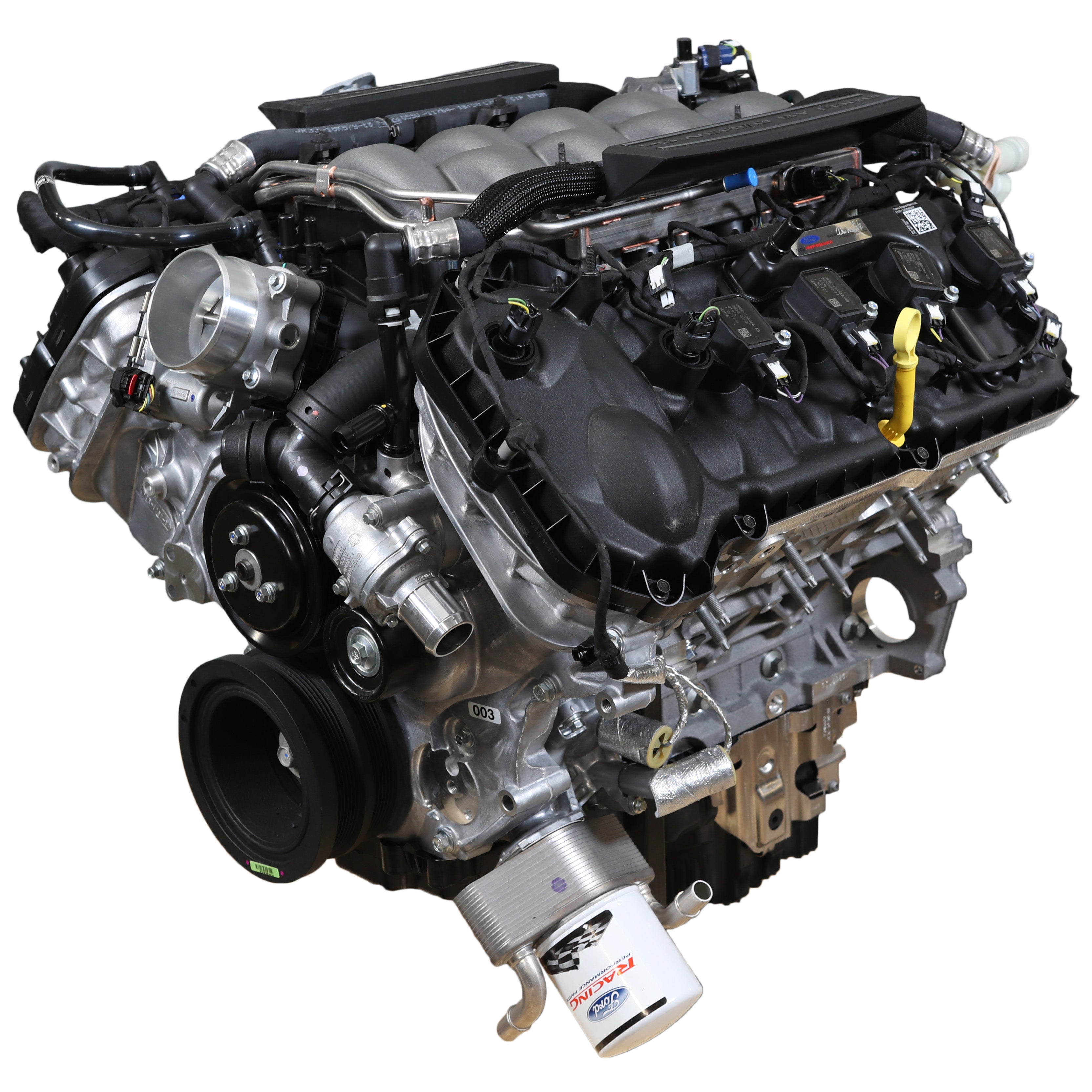Silnik skrzyniowy Ford Performance 5.0L „Aluminator” Gen 3 — niska kompresja dla konstrukcji FI