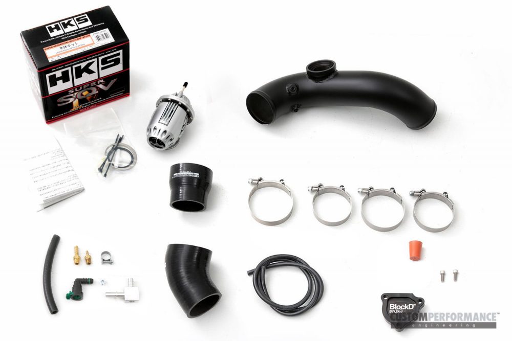 Mustang CP-E Ecoboost Tubo rígido do intercooler do lado frio "Exhale" com kit HKS BOV