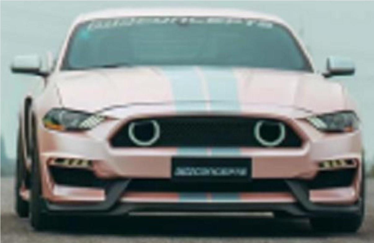 MP Concepts S550 موستانج Mach 1 طقم المصد الأمامي الأنيق