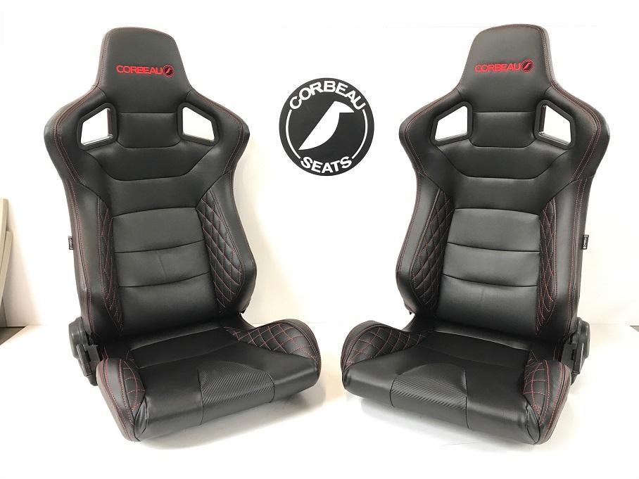 Assento esportivo Corbeau para Mustang S550