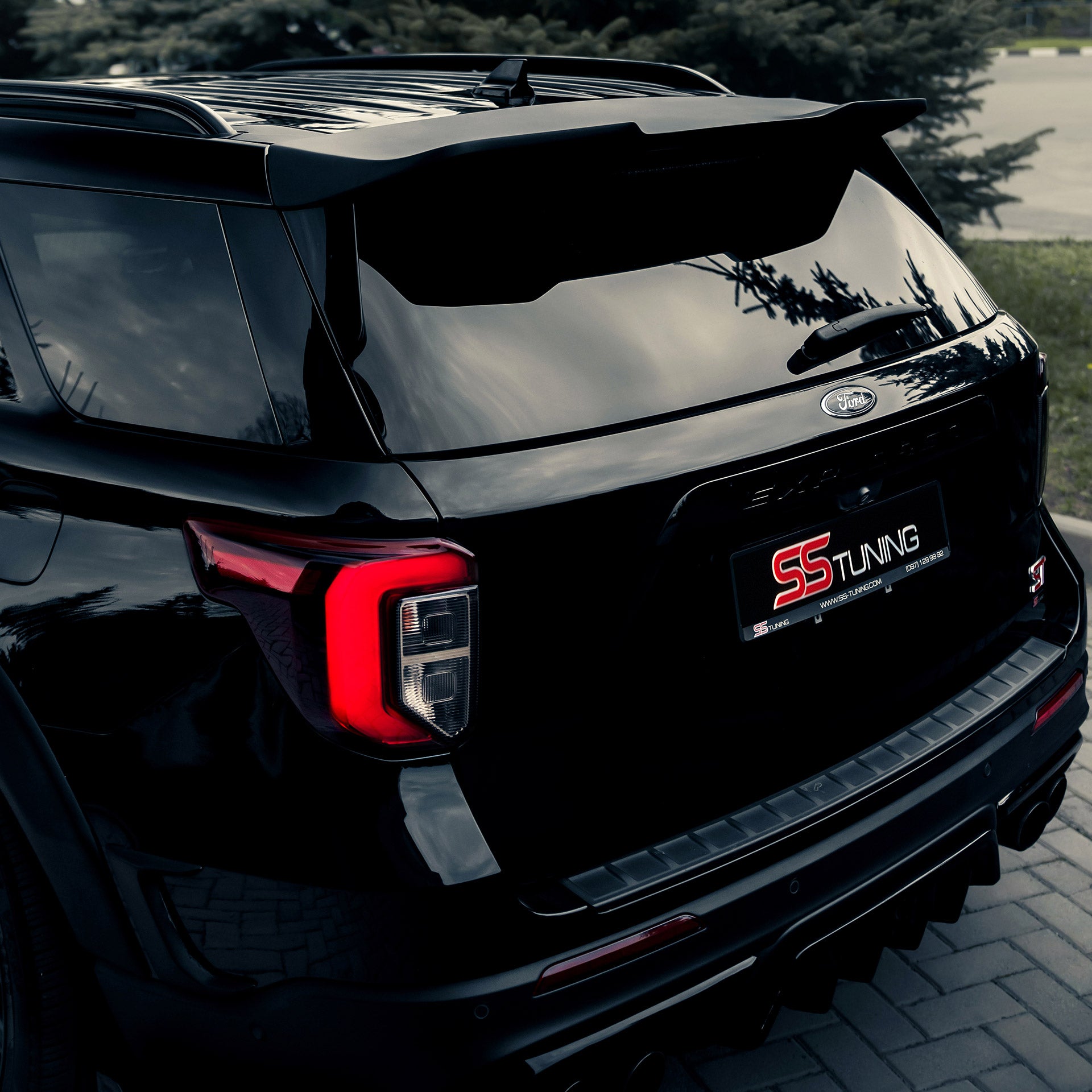 SS Tuning Ford Explorer Rear Spoiler - 2023-2023