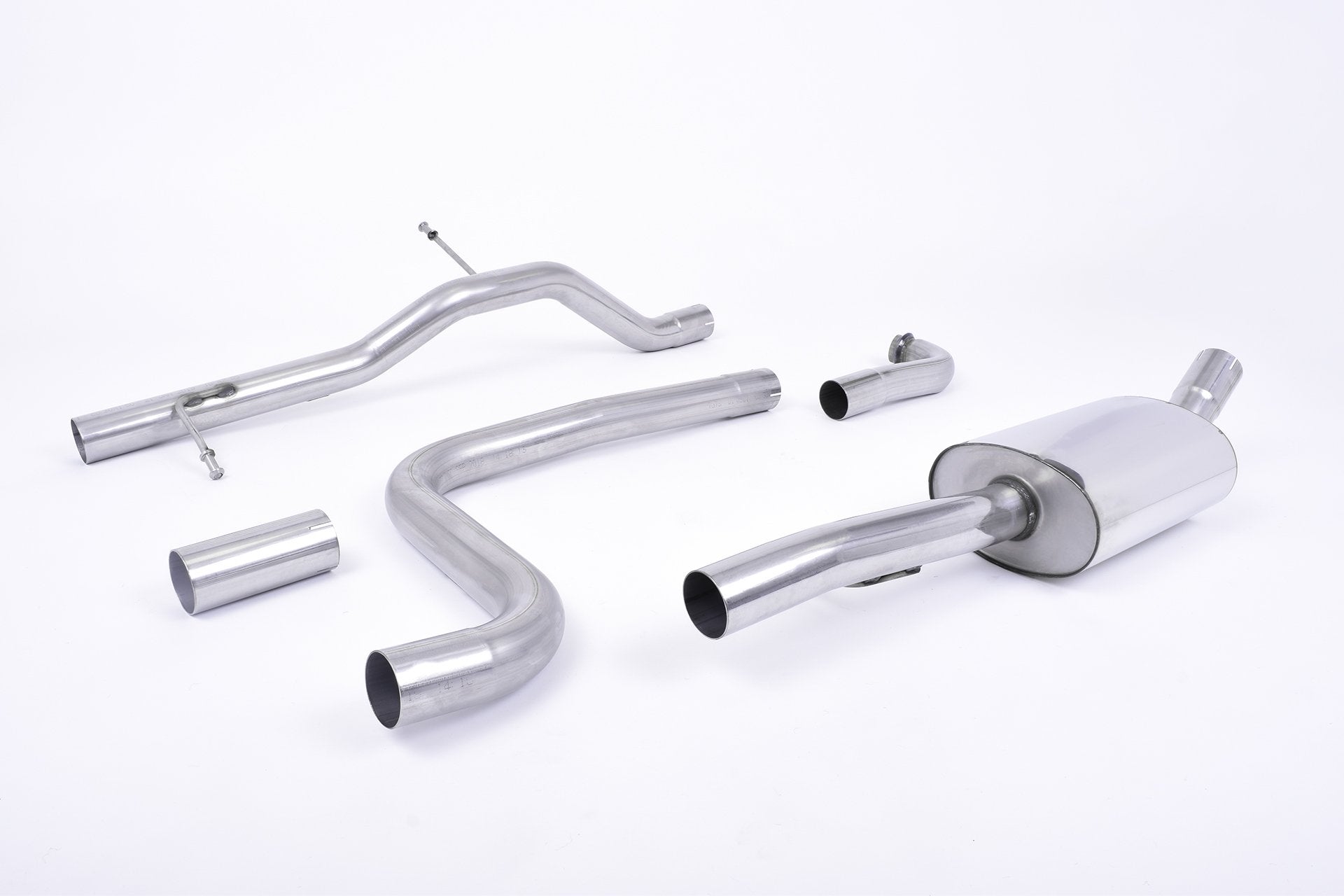 Milltek Non Resonated Catback Exhaust for MK8 Fiesta 1.0 with Polished Tips