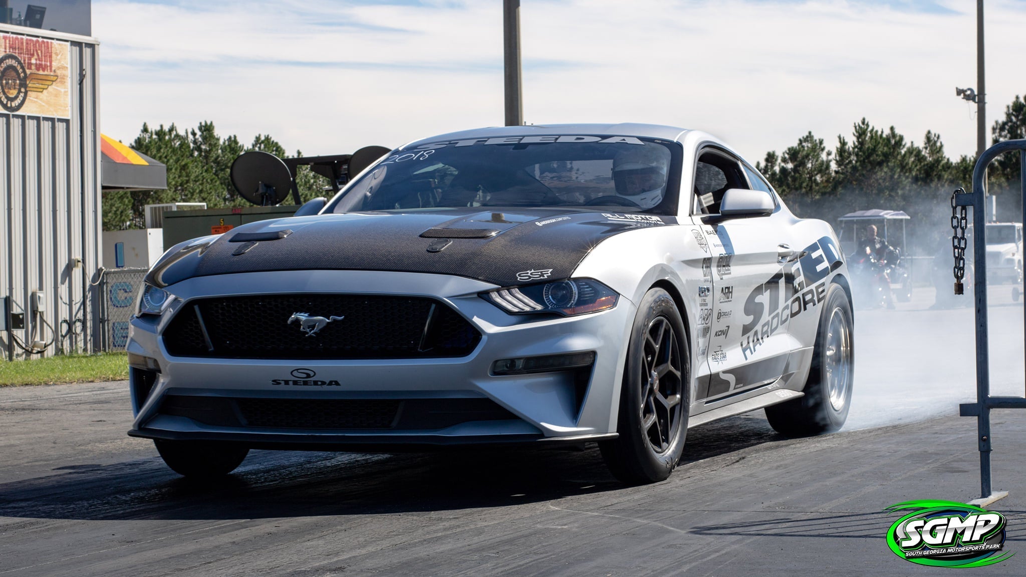 Coilovers de arrasto dianteiro Steeda S550 Mustang