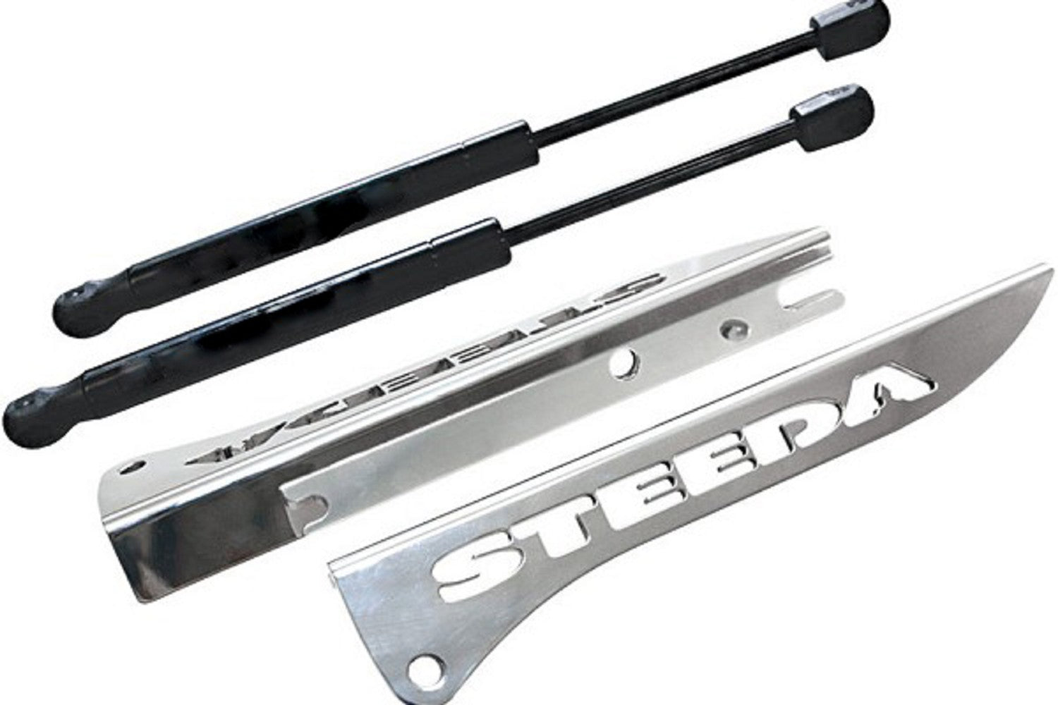 Steeda S197 Mustang Billet grabado Hood Strut Equipación (2005-2014)