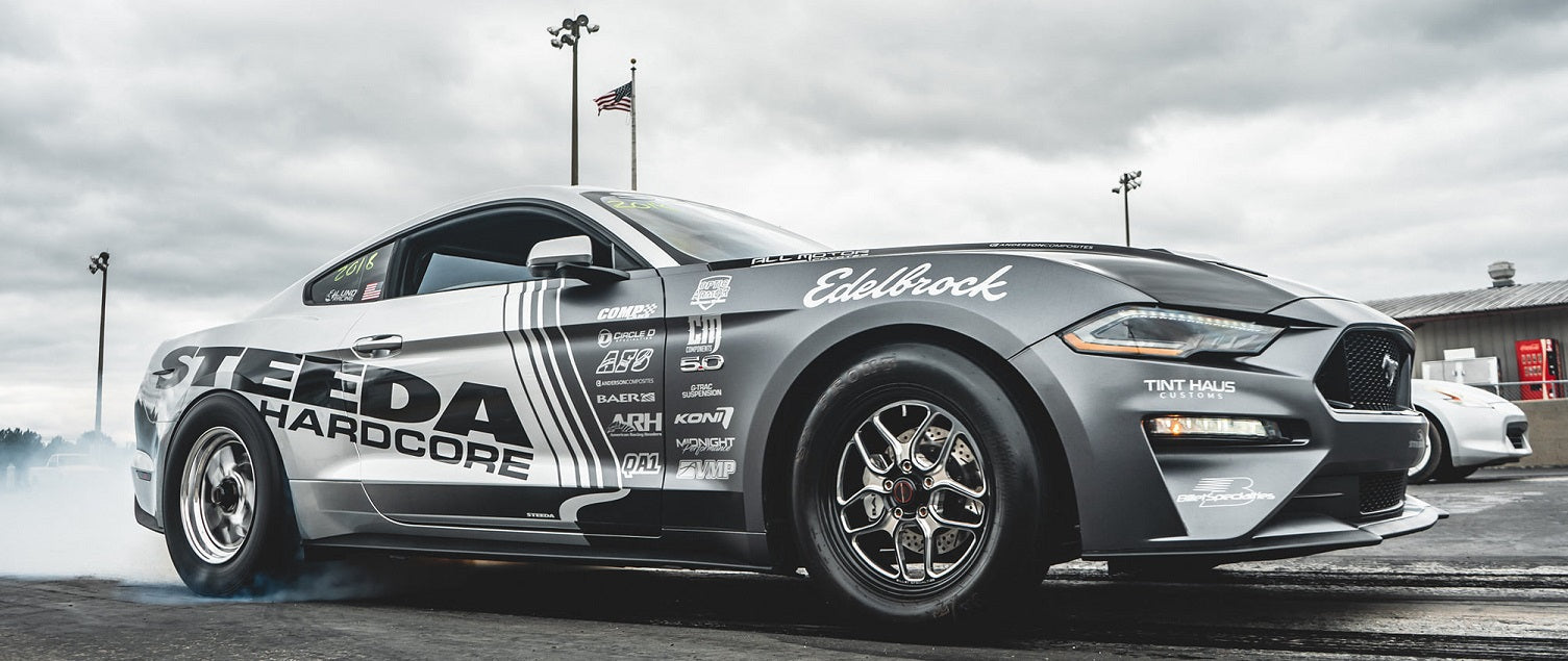 Coilovers de arrasto dianteiro Steeda S550 Mustang