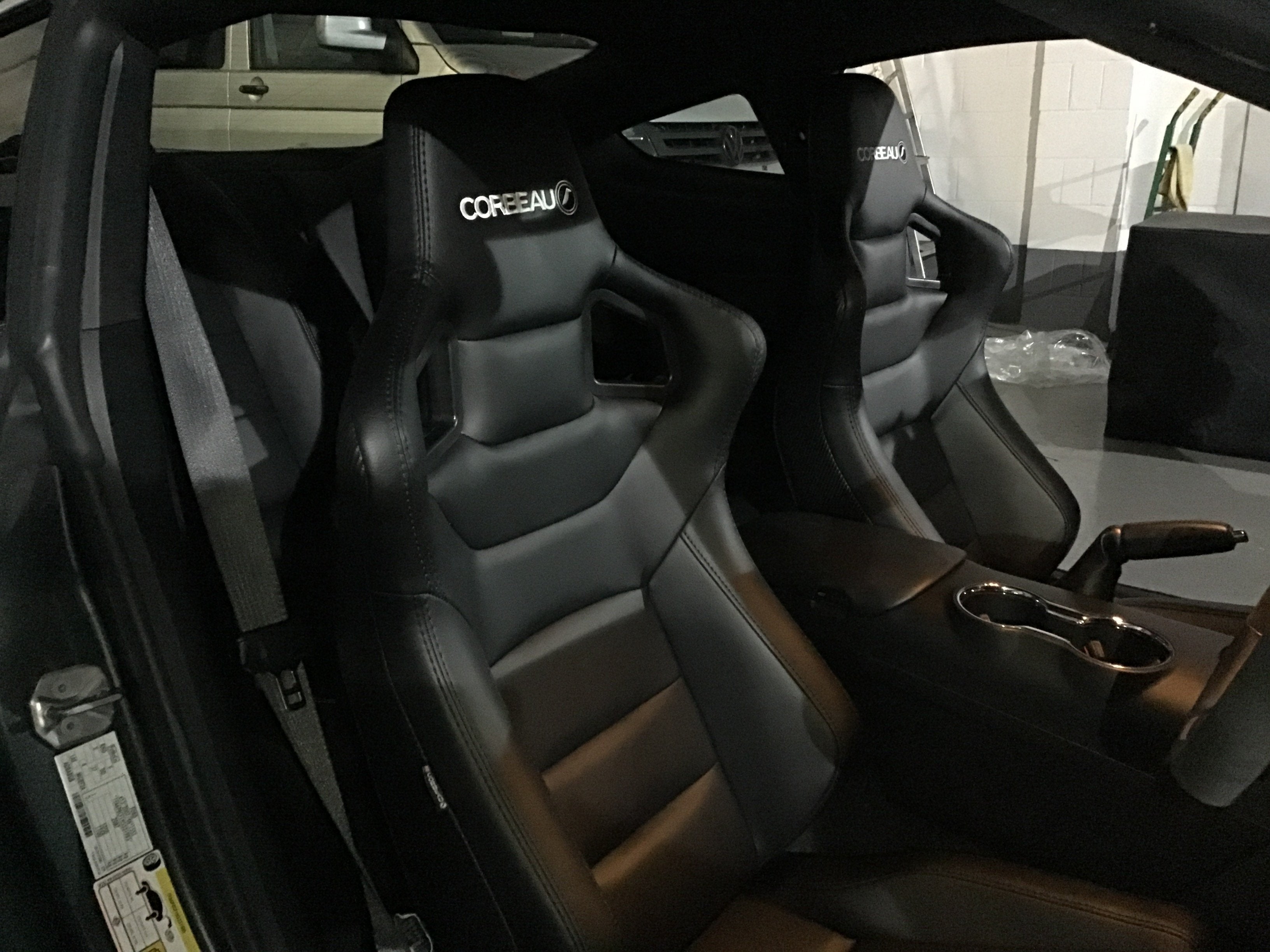 Fotel sportowy Corbeau dla S550 Mustang