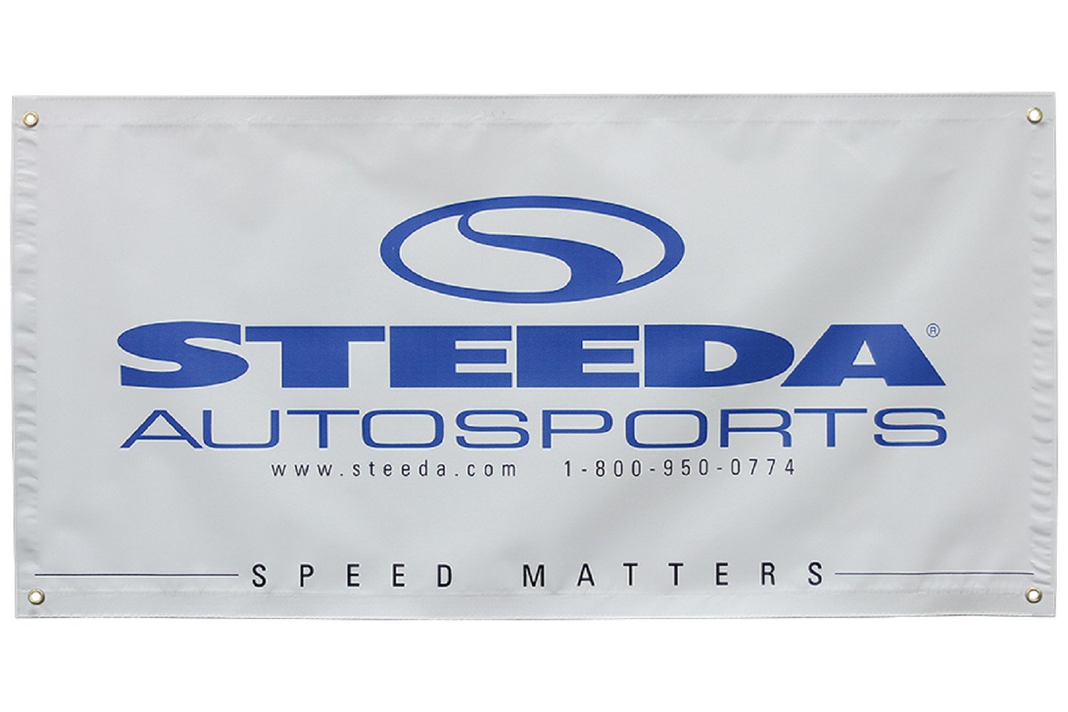 Steeda Autosports műhely szalaghirdetés