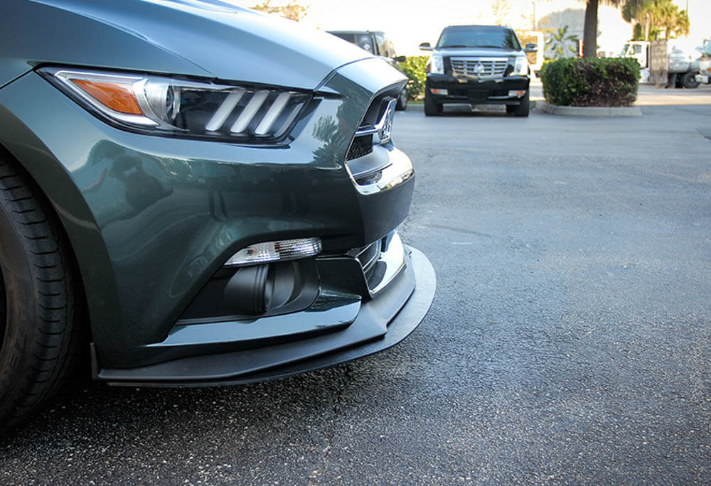 Splitter anteriore Steeda S550 - Street (2015-17 GT con mentoniera in PP)