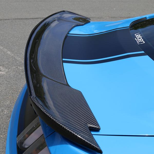 Anderson Composite 2015 - 2022 Mustang Carbon Fiber Track Pack Style Spoiler με ρυθμιζόμενο ψάθινο χαρτονόμισμα