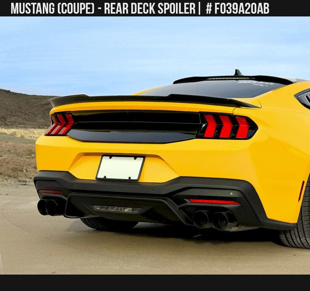 Ford Gloss Black Rear Ducktail style Spoiler for 2024+ Mustang