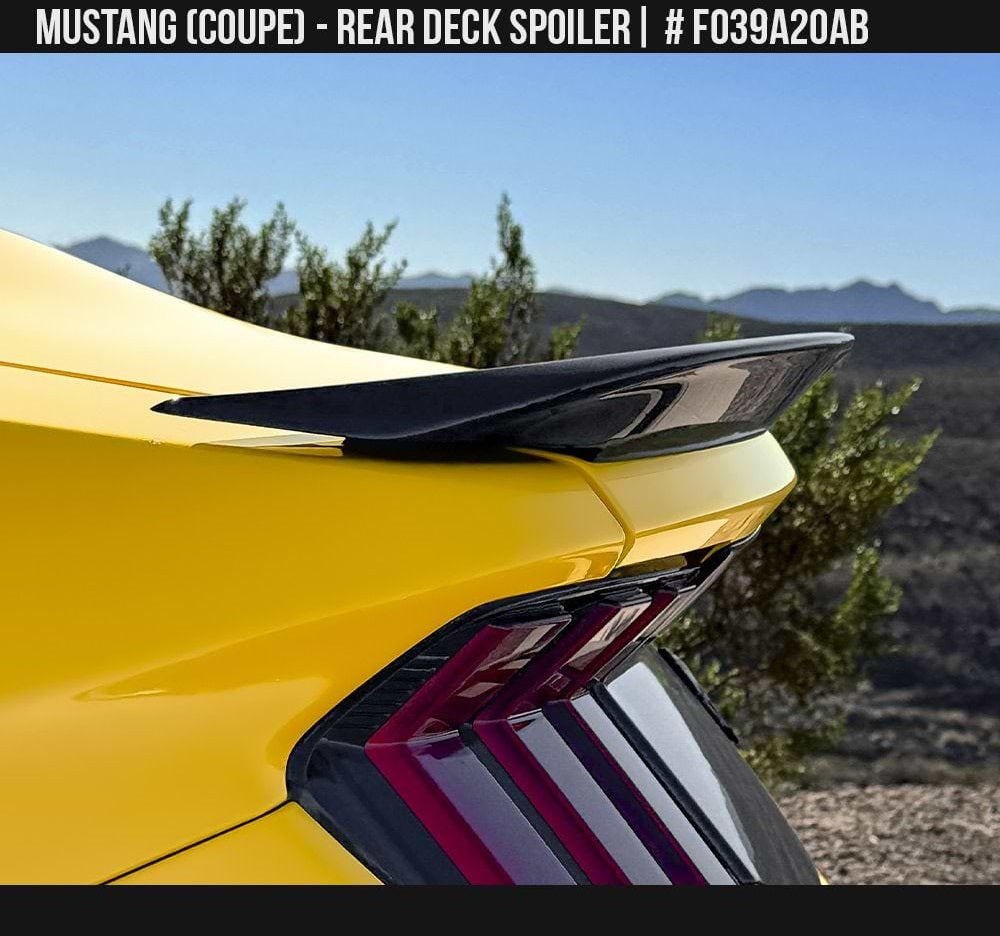 Ford Gloss Black Rear Ducktail style Spoiler for 2024+ Mustang